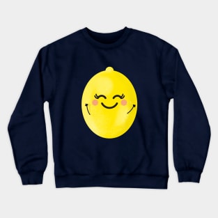 Hands Up Happy Lemon Crewneck Sweatshirt